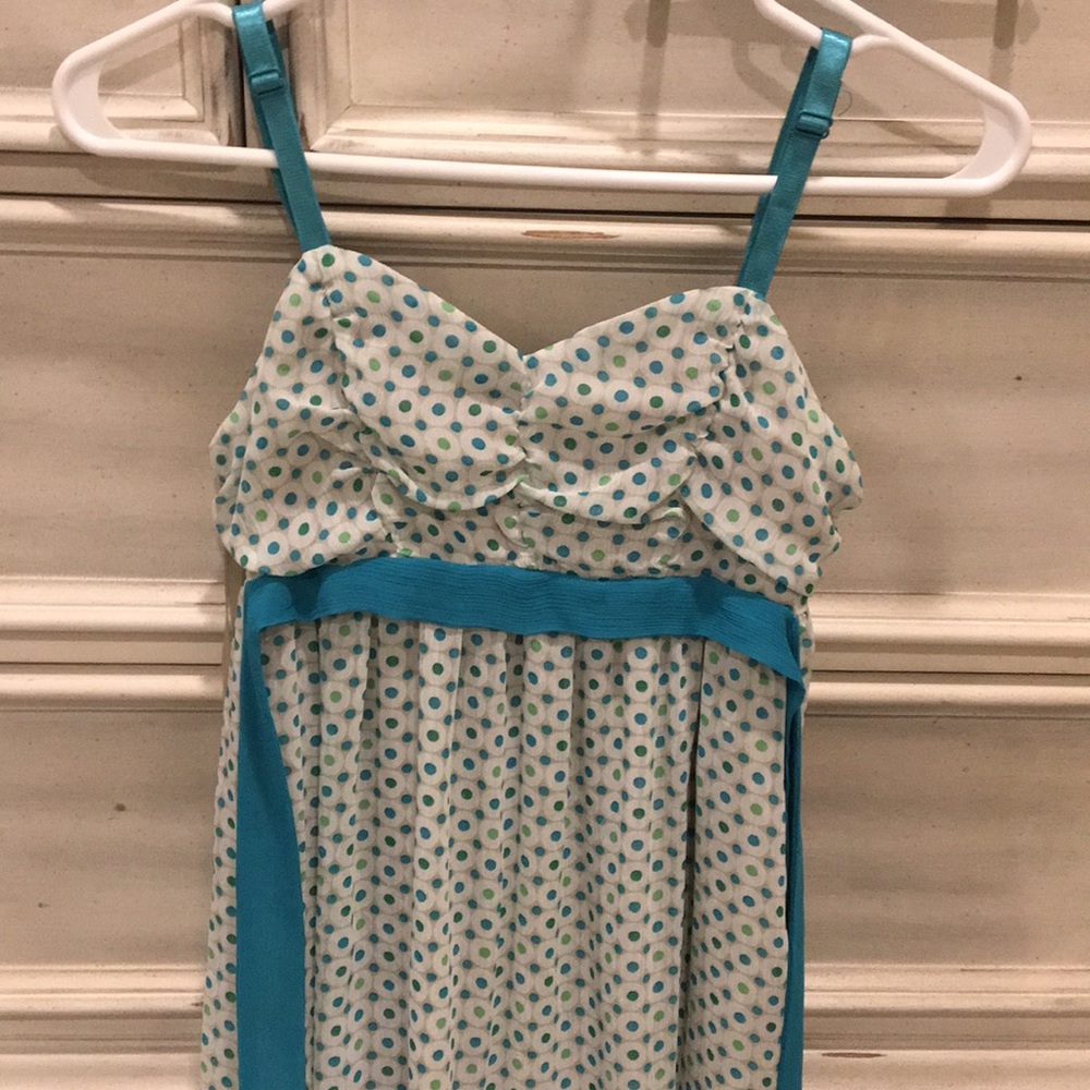 Guess jeans s/p summer strap dress 100%polyester